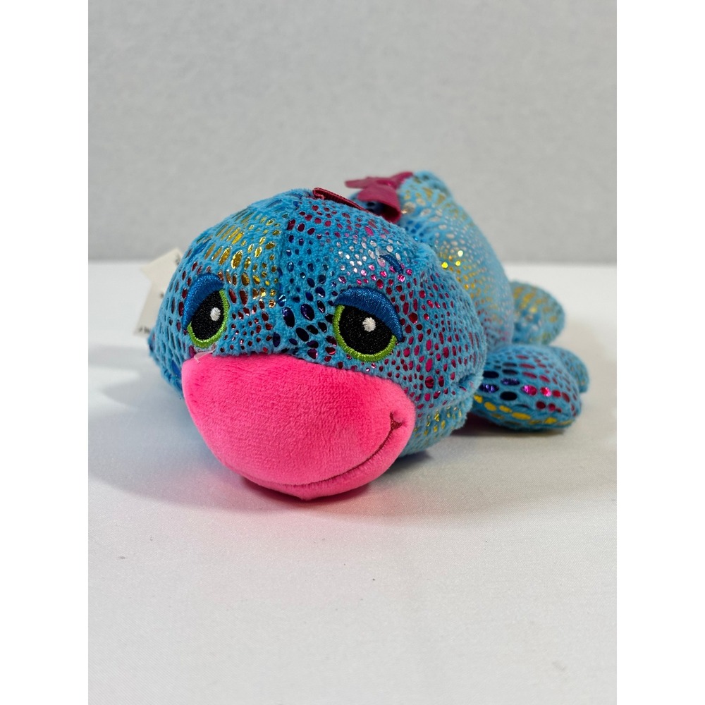 Cutetitos Partyitos Chameleon Plush Blue Rainbow Metallic Foil Basic Fun 2021